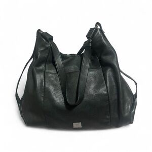 Kooba Black Slouchy Genuine Leather Boho Bag